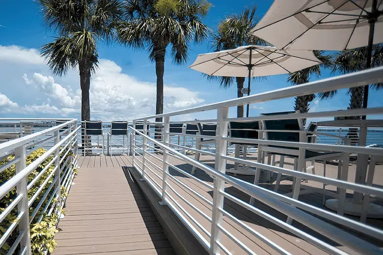 Weardeck Decking at beach