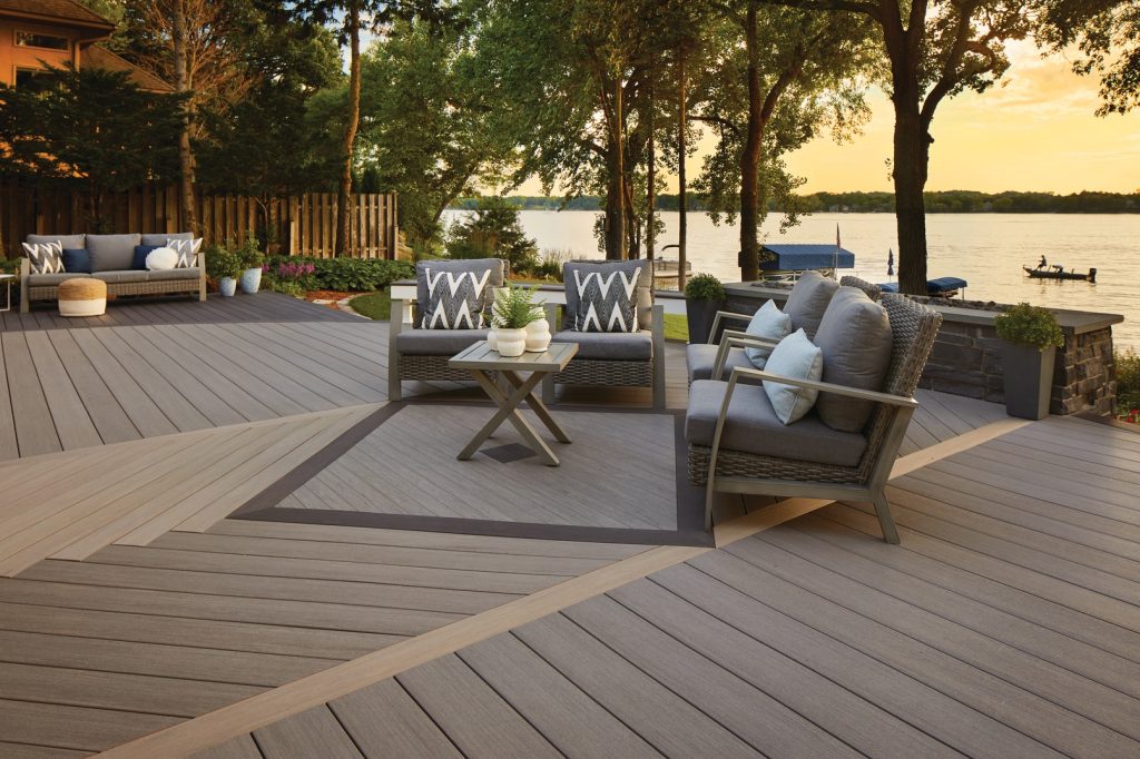 Azek Decking with Chairs