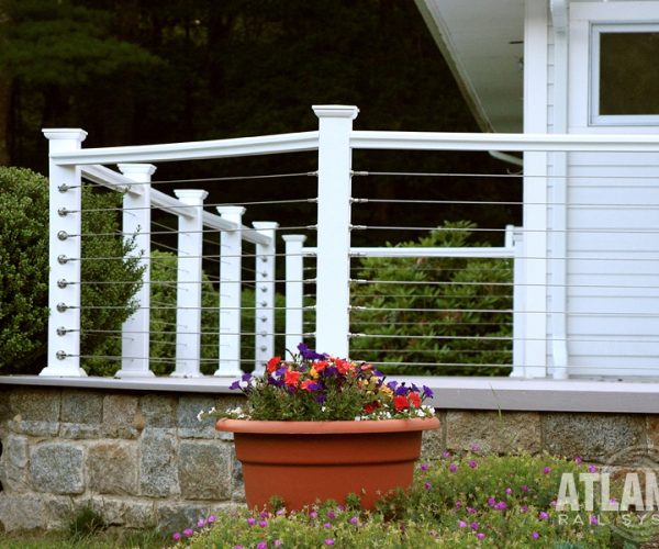 Cable-Railing-with-Large-Flower-Pot