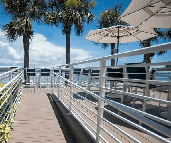 Weardeck Decking at beach