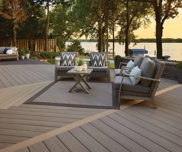 Azek Decking with Chairs